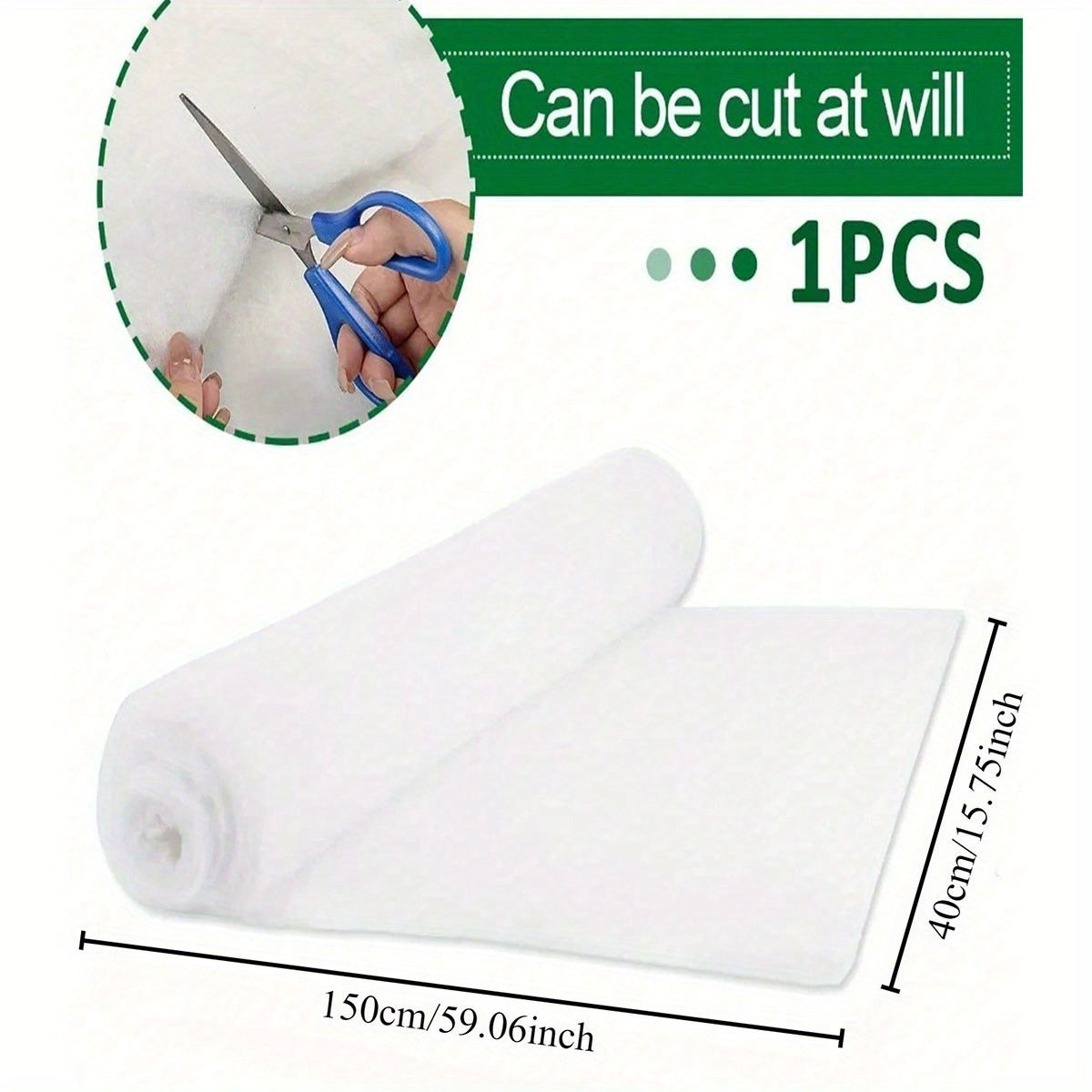 Преобразите свой праздничный декор с помощью этого универсального рулона искусственного снежного одеяла в белом цвете. Используйте его для украшения деревьев, в качестве скатерти или на камине. Не требует электричества, изготовлено из прочного полиэстера.