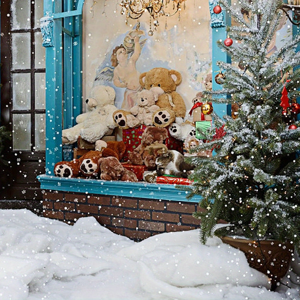 Преобразите свой праздничный декор с помощью этого универсального рулона искусственного снежного одеяла в белом цвете. Используйте его для украшения деревьев, в качестве скатерти или на камине. Не требует электричества, изготовлено из прочного полиэстера.