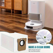 12-Piece 3L Replacement Dust Bag Kit for Robot Vacuum Self-Emptying Base