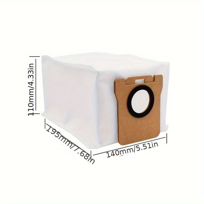 12-Piece 3L Replacement Dust Bag Kit for Robot Vacuum Self-Emptying Base