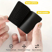 20pcs Extra Strong Double-Sided Nylon Tape Black Fixes Car Mats and Upholstery