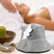 Heat-Resistant Felt Sauna Cap for Hot Springs and Steam Rooms
