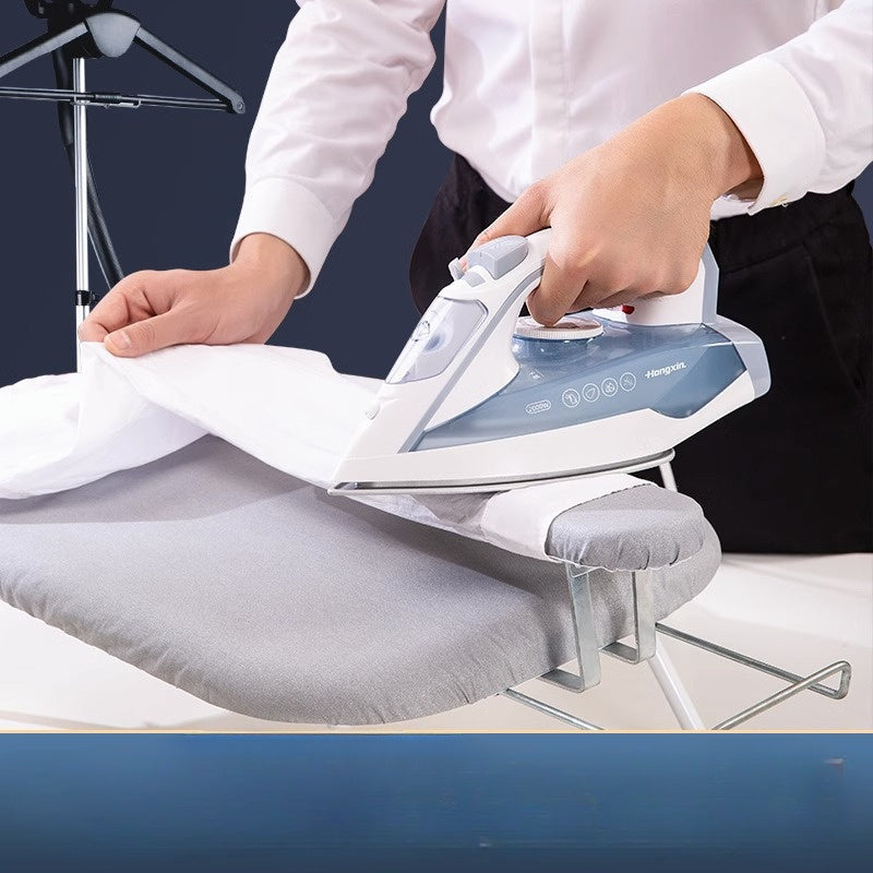 Mini Ironing Board Foldable with Thick Pad and Cover for Home Use