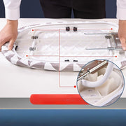 Mini Ironing Board Foldable with Thick Pad and Cover for Home Use