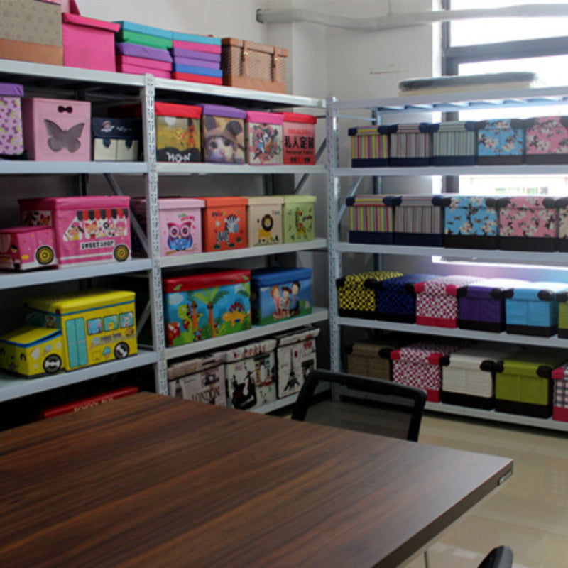 Foldable Storage Box for Toys Clothes and Books Under-Bed Organizer Fabric Container