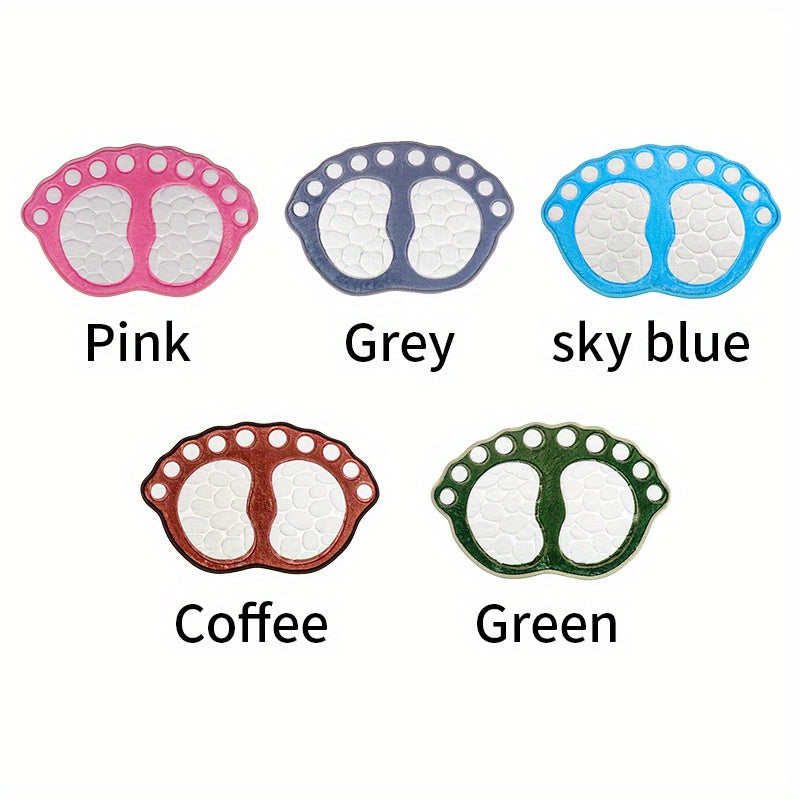 Pebble-Shaped Non-Slip Floor Mat Thick Machine Washable Polyester for Bathroom Kitchen Living Room Bedroom