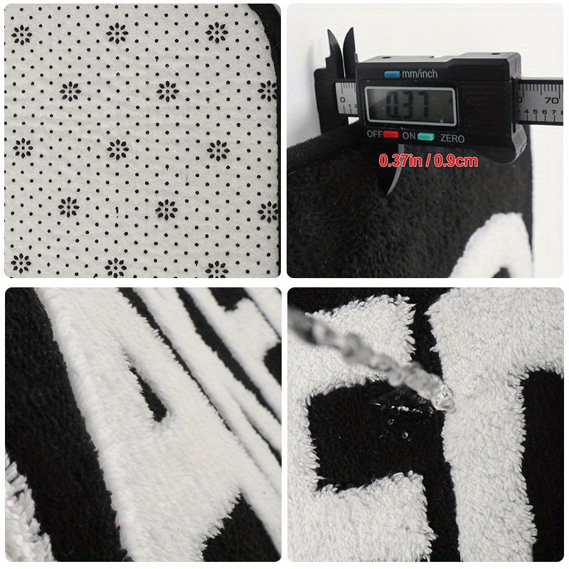 Anti-slipping orqa qismi bilan mikrotoʻlqinli vannaxonasi mato, yumshoq, mashina bilan yuviladigan, Get Naked dizayni