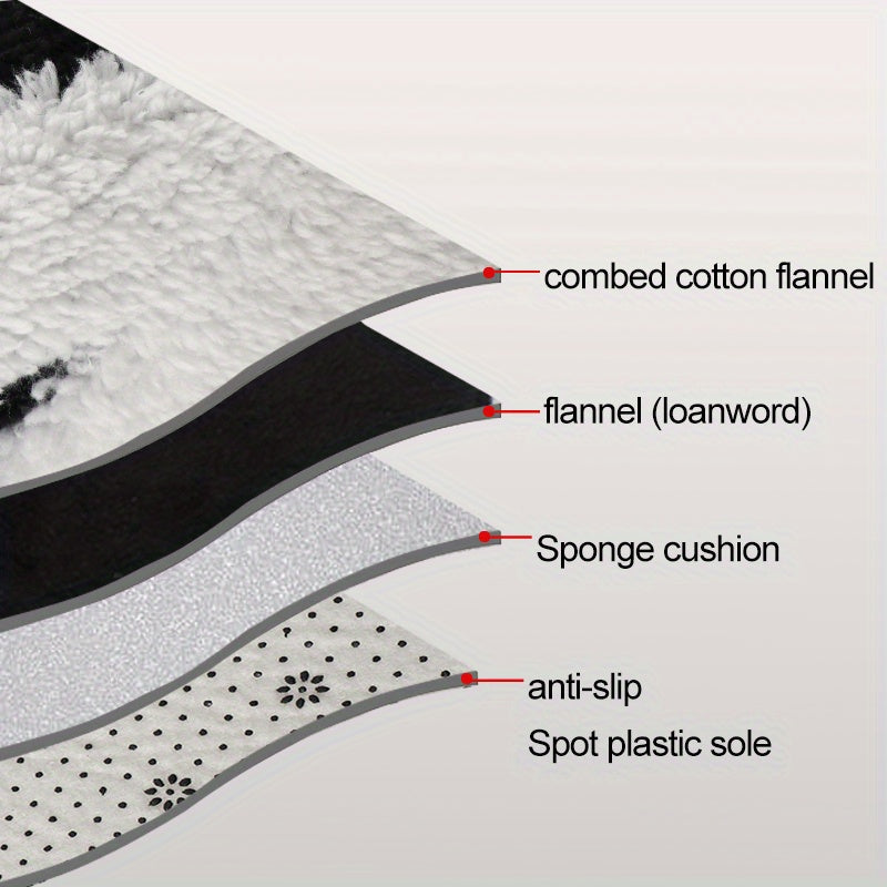 Anti-slipping orqa qismi bilan mikrotoʻlqinli vannaxonasi mato, yumshoq, mashina bilan yuviladigan, Get Naked dizayni