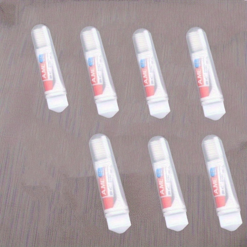 Portable Soft Bristle Folding Toothbrush Set for Travel and Camping