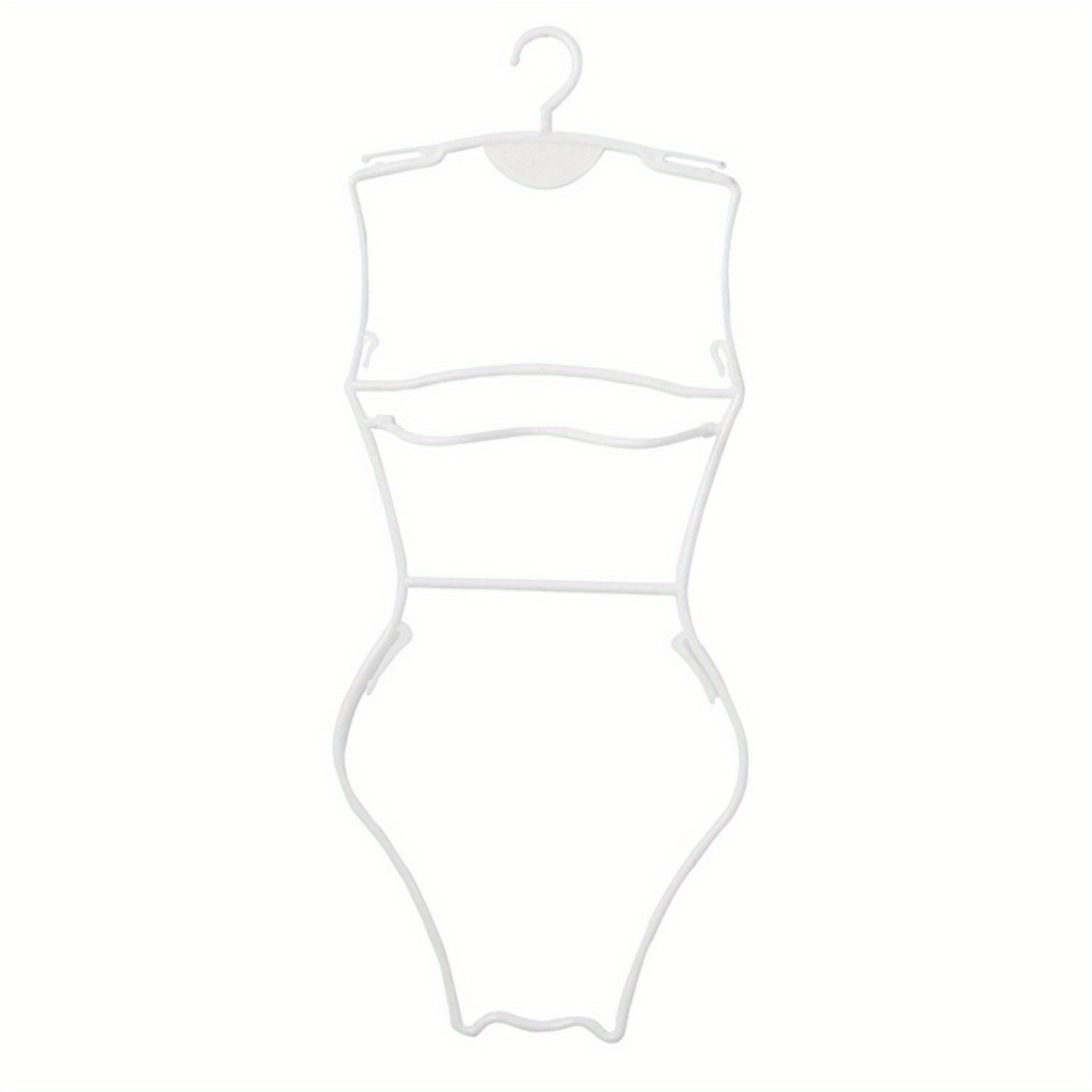 Plastic Swimsuit Hanger for Women Space-Saving Closet Organizer Durable Material