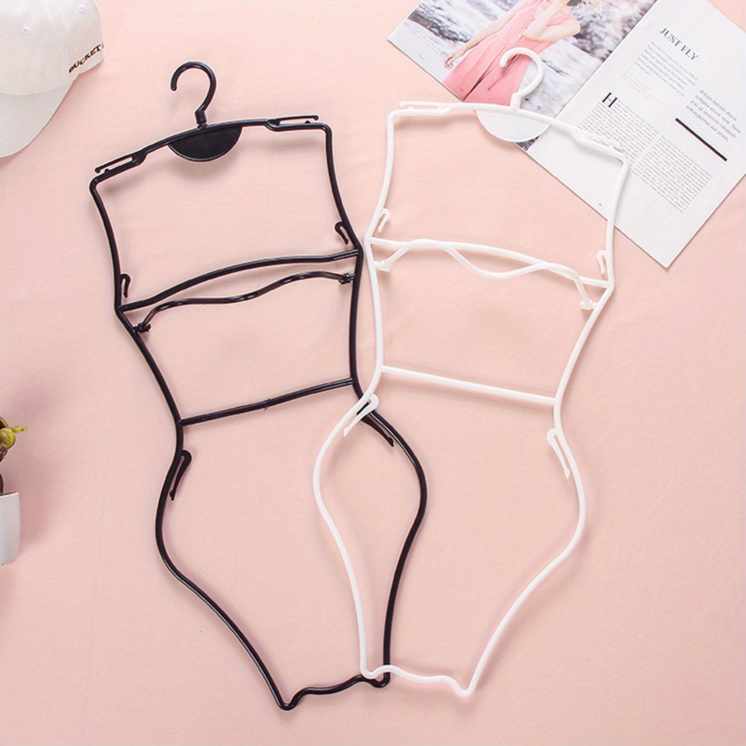 Plastic Swimsuit Hanger for Women Space-Saving Closet Organizer Durable Material