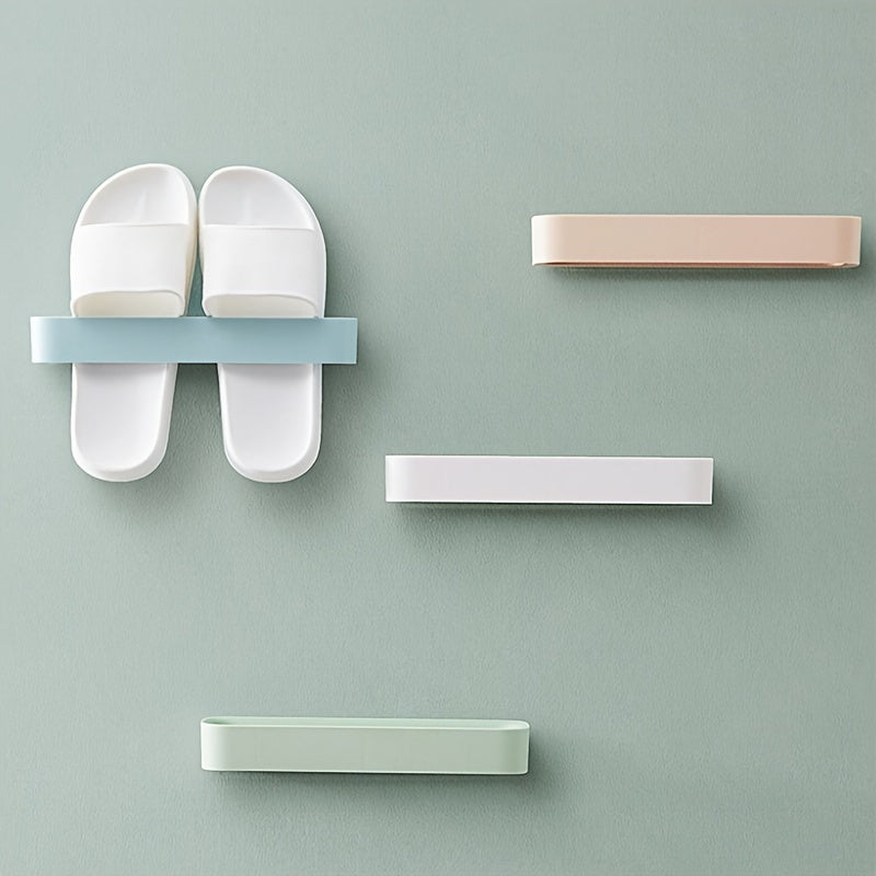 Wall-Mounted Plastic Shoe Rack Organizer for Shoes and Sandals
