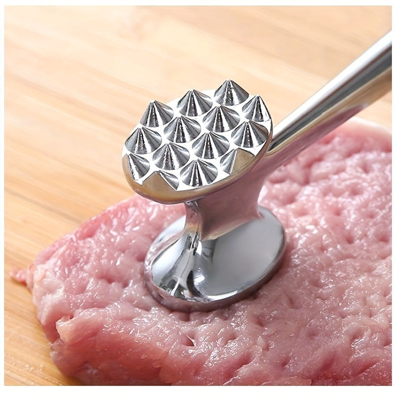 Double Sided Metal Meat Tenderizer Hammer for Steak Kitchen Tool Stainless Steel