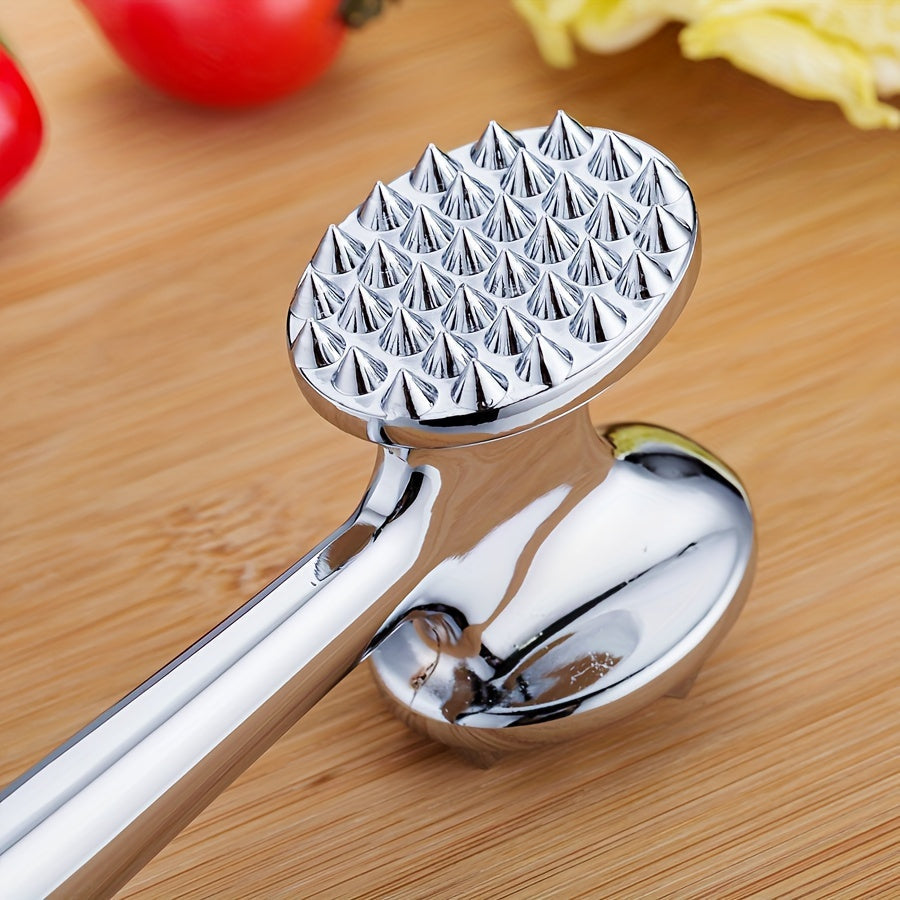 Double Sided Metal Meat Tenderizer Hammer for Steak Kitchen Tool Stainless Steel