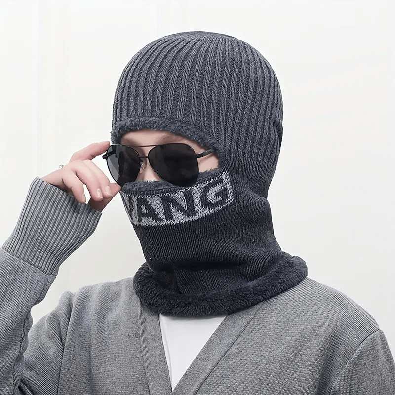 Winter Fleece Ski Mask Balaclava Windproof Head Cover for Men Women