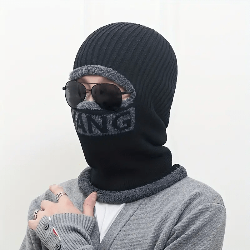 Winter Fleece Ski Mask Balaclava Windproof Head Cover for Men Women