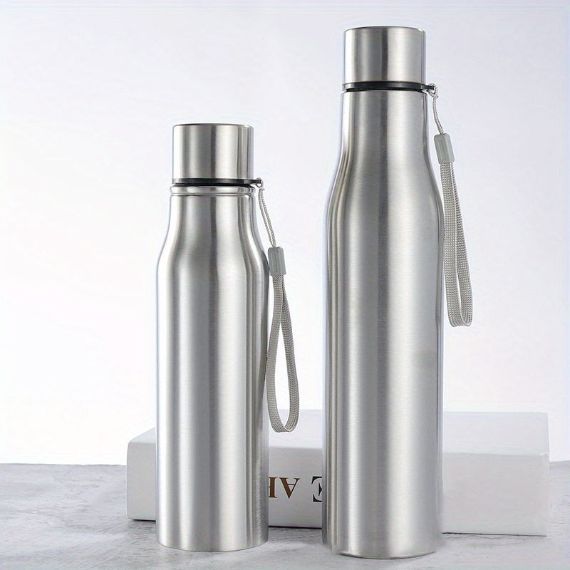 Stainless Steel Water Bottle 750ml 1000ml Lightweight PVC-Free for Travel and Fitness