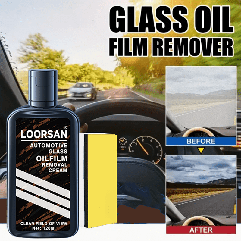 Automotive Glass Cleaner and Polish Liquid for Car and Home Glass Plastic Surface Cleaning