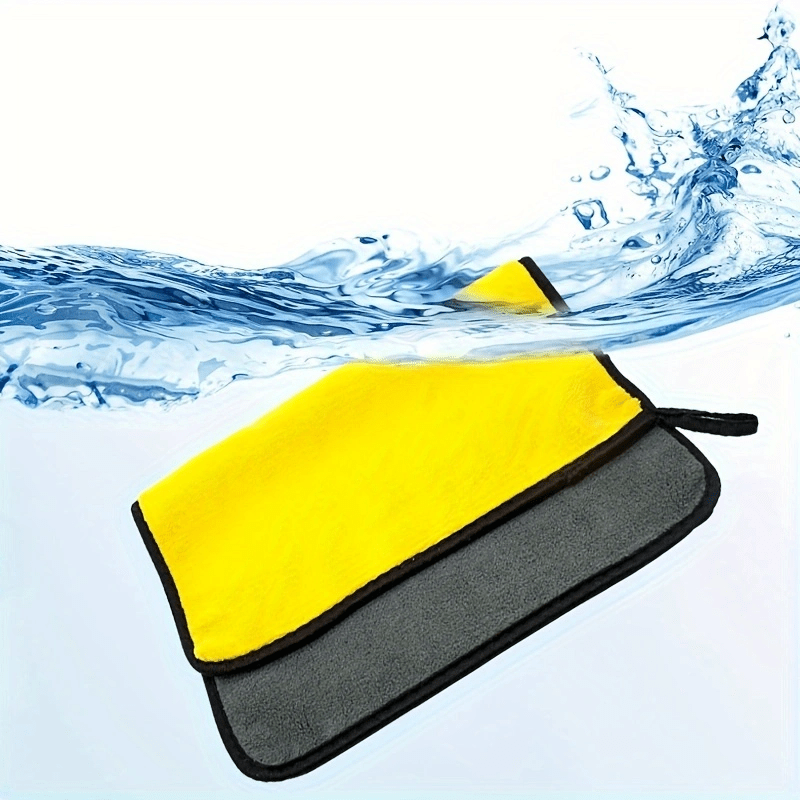 Toalla de limpieza para coche de microfibra, de secado rápido y absorbente, 30cm x 30cm