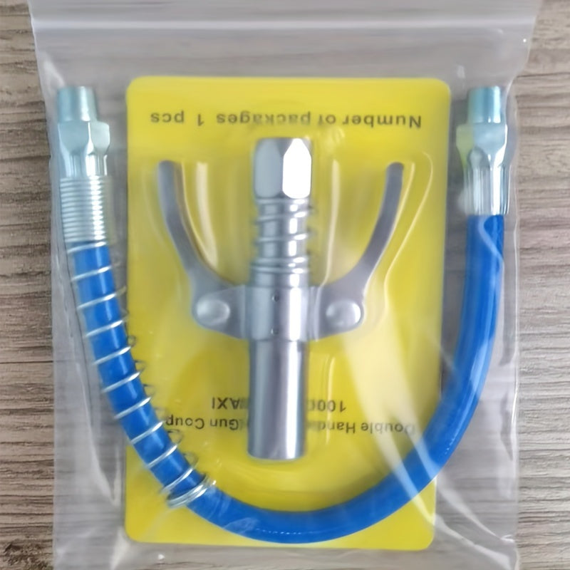 Stainless Steel Grease Gun Adapter Kit High-Pressure Nozzle Connector