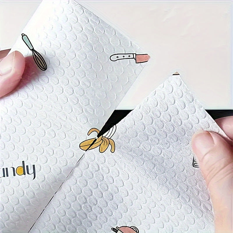 Paño de cocina húmedo y seco Lazy Rag Roll de 400 hojas, paños antideslizantes para aceite y platos