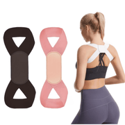 Women's Black Breathable Posture Corrector Support Belt for Spine Alignment