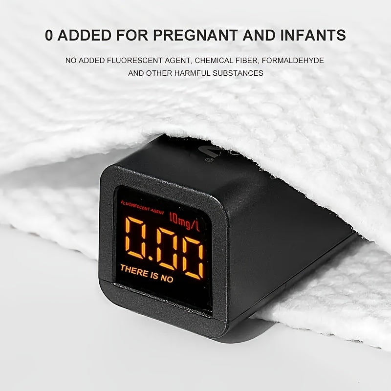 32pcs Organic Disposable Face Towels Soft Thick for Facial Cleansing and Beauty Salons