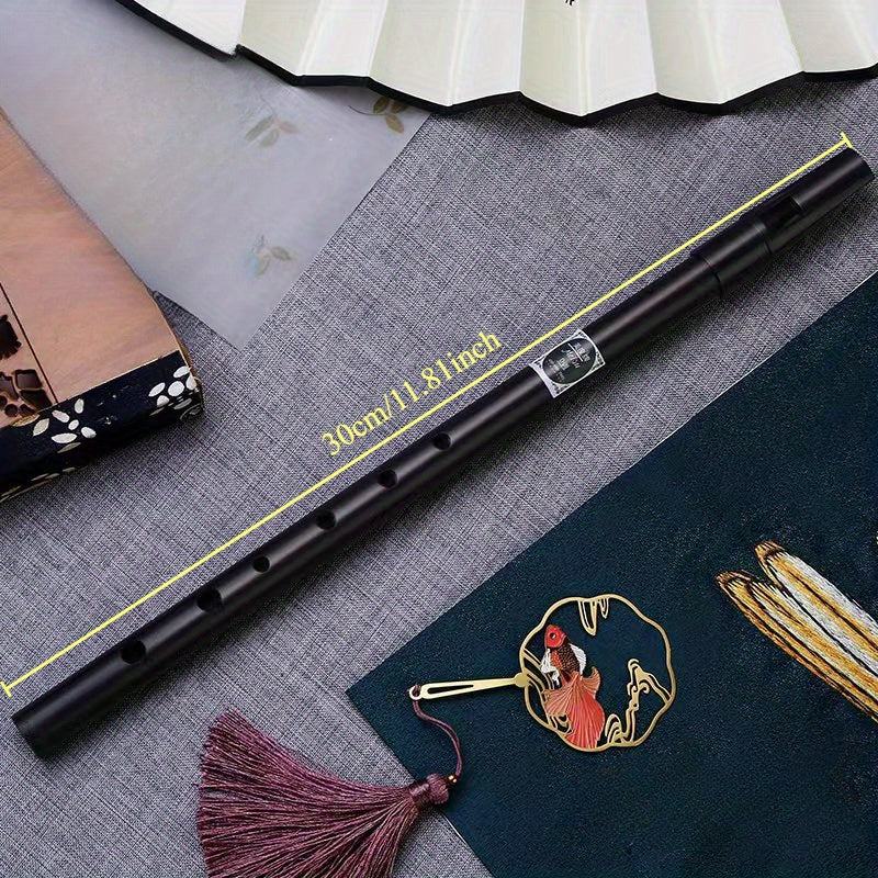 Beginners uchun qora yoki oltin rangdagi C va D uchun alyuminiy qotishmasidan tayyorlangan bambuk naychasi