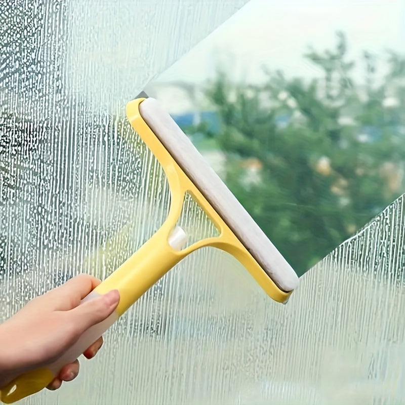 3-in-1 Handheld Windshield Wiper with Scraper and Sprayer for Windows and Glass