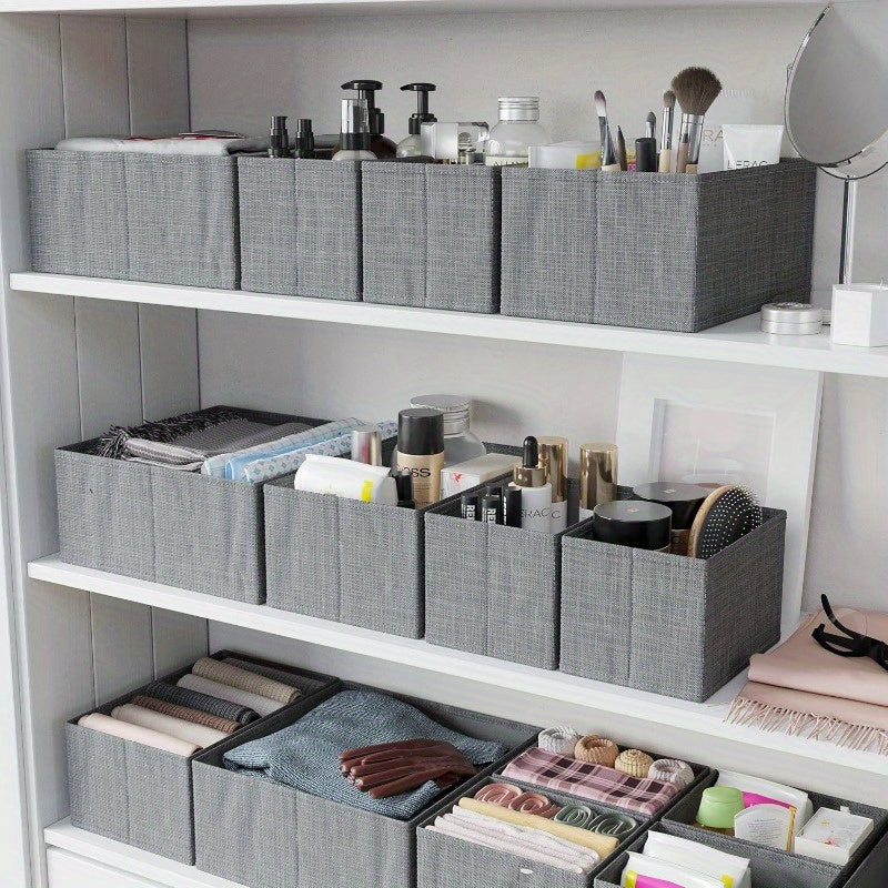 12 штук Органайзеры для ящиков одежды для детской и спальни, из нетканого материала, для хранения детской одежды