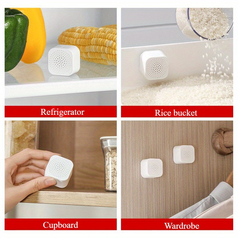 Activated Carbon Odor Eliminator Pack of 6 Non-Electric Air Purifier for Refrigerator Kitchen Bedroom Wardrobe