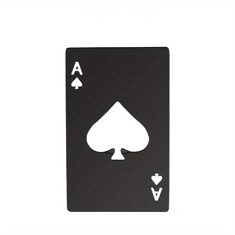 Metal Playing Card Bottle Opener for Home Bar Weddings Gifts