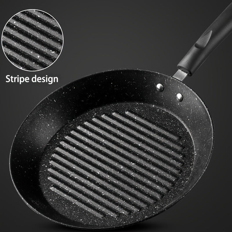 1 шт. Прочный предварительно приправленный чугунный сковорода с антипригарным покрытием - идеально подходит для стейков, блинов, яиц и совместима с электрическими и газовыми плитами, идеально подходит для домашнего и ресторанного использования.
