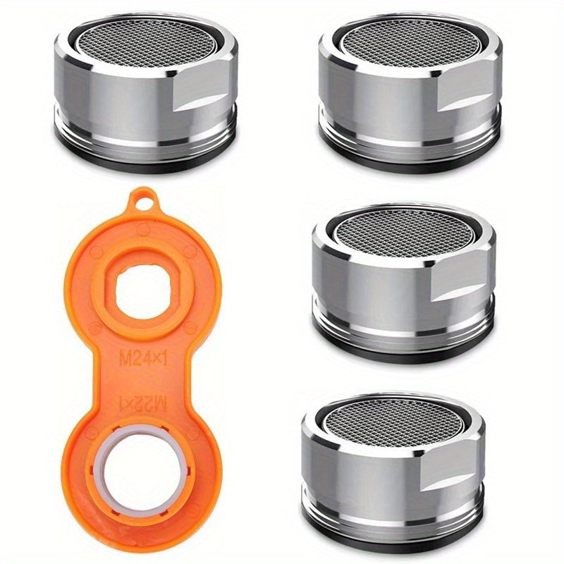 Juego de 2 o 4 aireadores para grifo de cocina con llave inglesa de fácil instalación