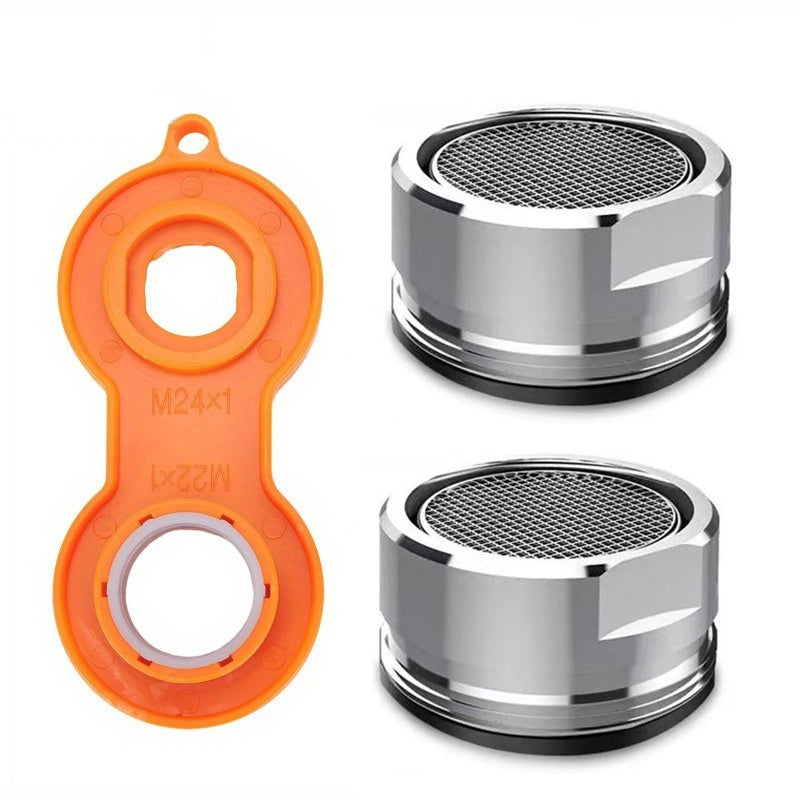 Juego de 2 o 4 aireadores para grifo de cocina con llave inglesa de fácil instalación