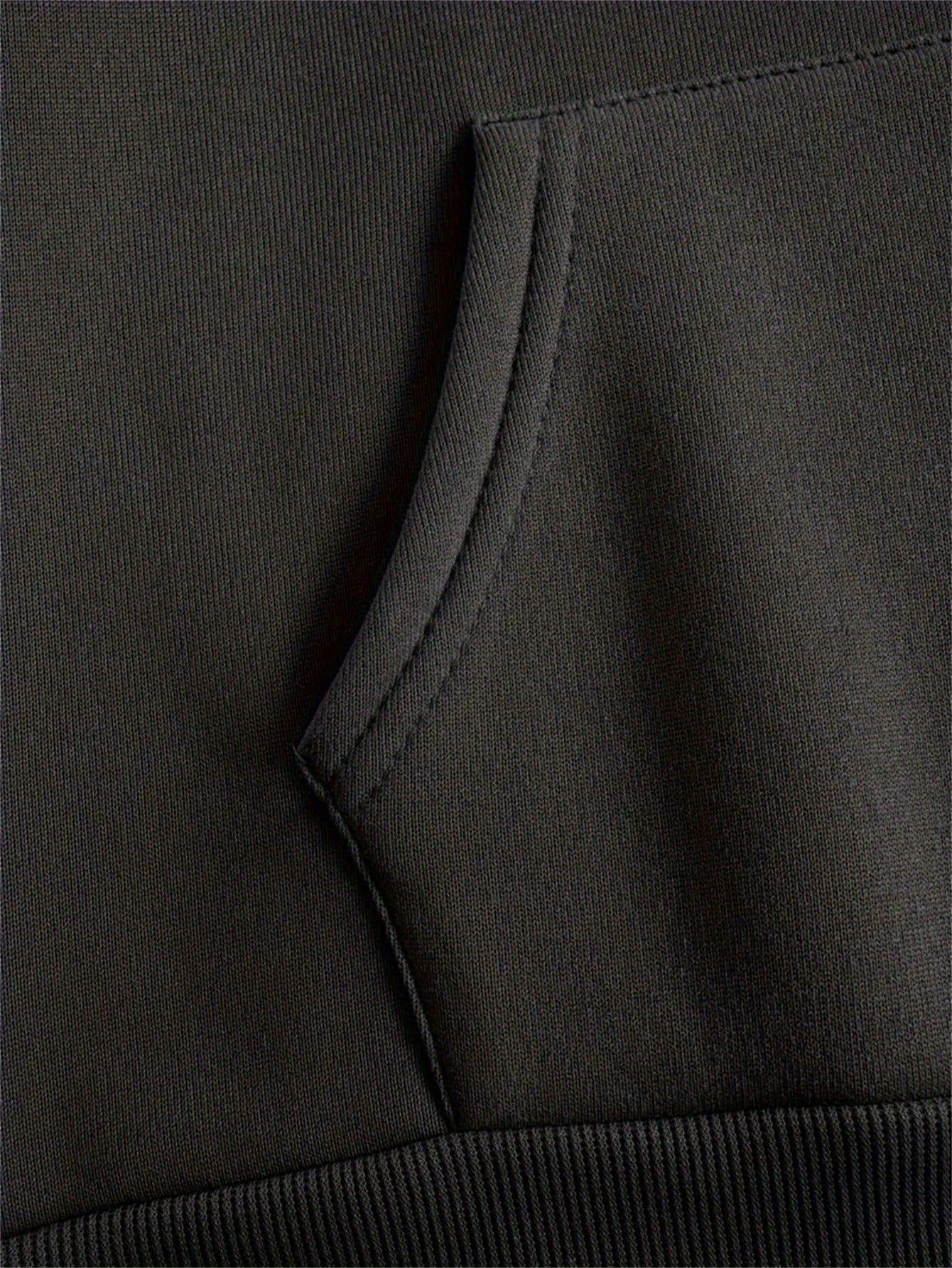 Plus Size Letter Print Hoodie Women's Casual Long Sleeve Drawstring Sweatshirt