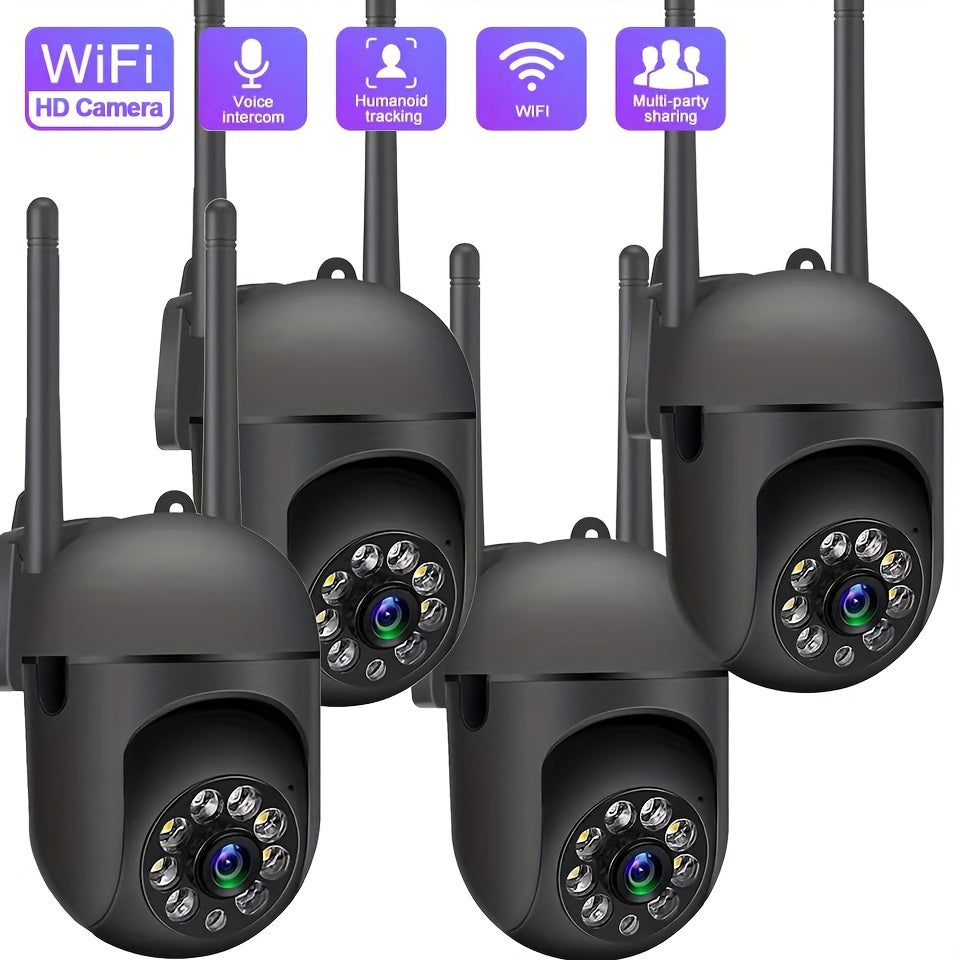 HD WiFi Security Camera with Color Night Vision AI Motion Detection Two-Way Audio Indoor Wall Mount