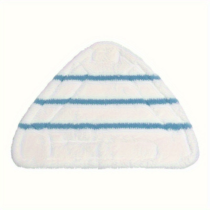 Almohadilla de microfibra de reemplazo para trapeador de vapor en forma de triángulo X5 H2O con rayas azules