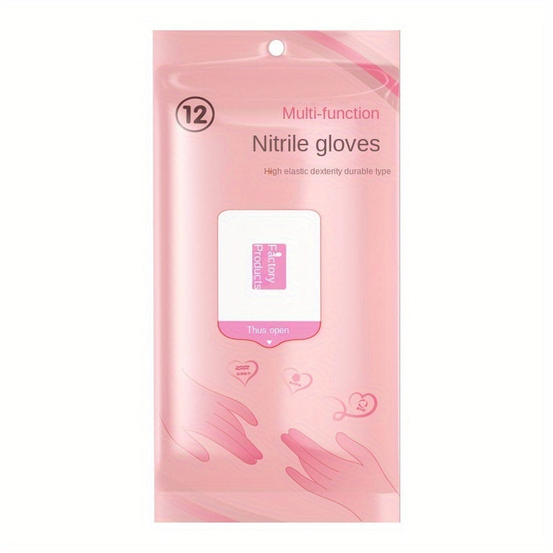 Ayollar uchun qo'l yuvish - suv o'tkazmaydigan, kukunsiz, antibakterial; oshxona, hammom, hojatxona uchun ideal; qulay moslik uchun moslashuvchan va silikonli, mustahkam nitril oziq-ovqat darajasidagi idish yuvish qo'lqoplari.