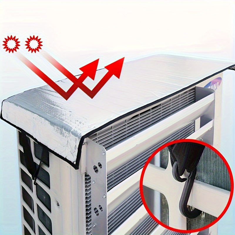 Outdoor Air Conditioner Cover Waterproof Dust Resistant Easy to Install