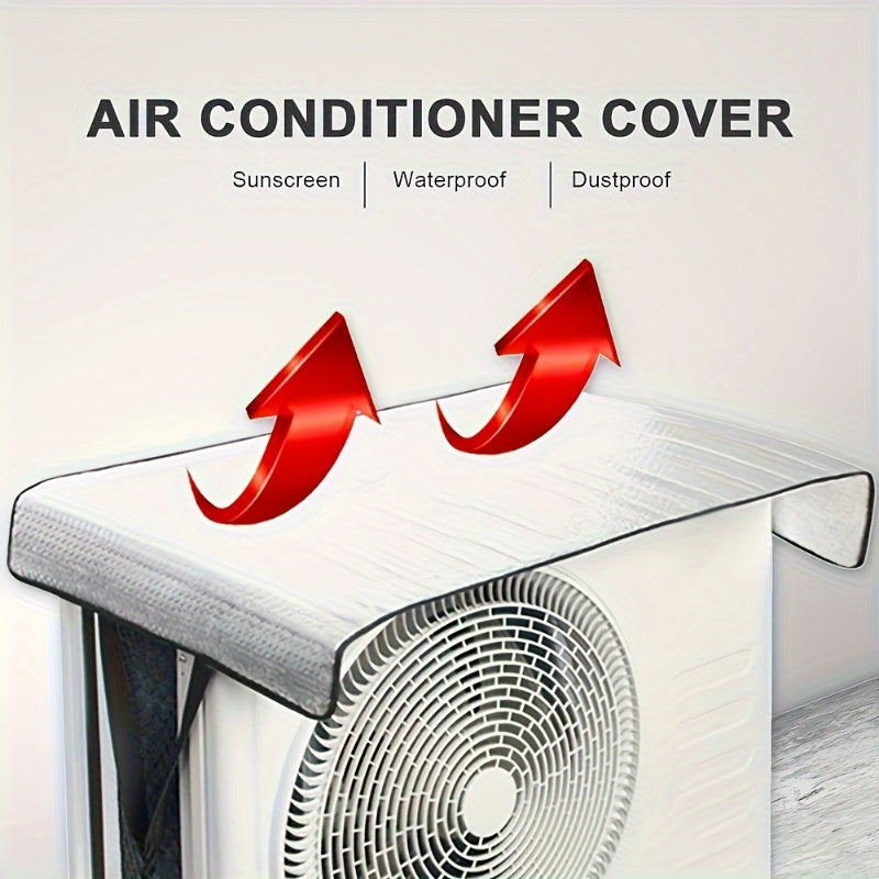 Outdoor Air Conditioner Cover Waterproof Dust Resistant Easy to Install