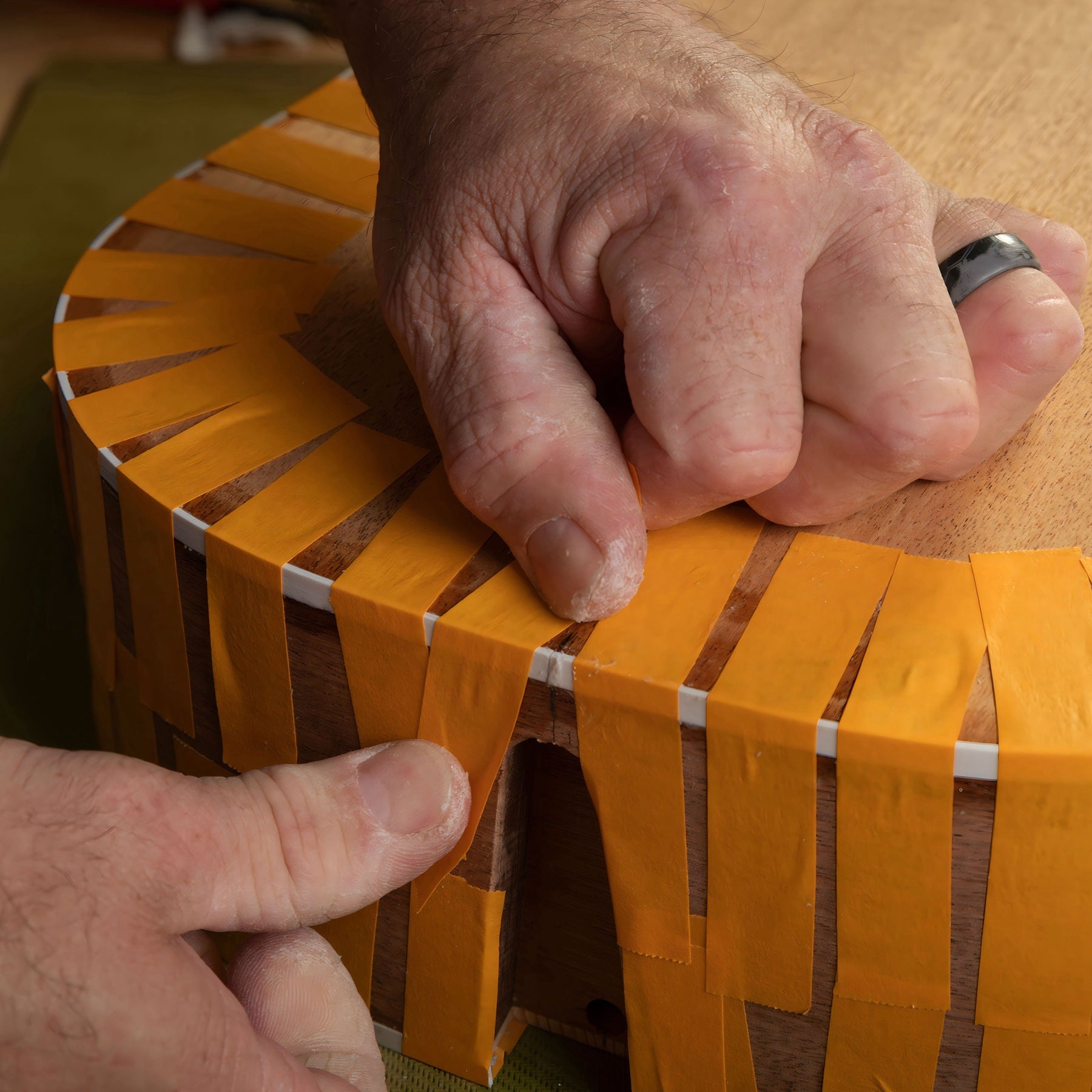 3-Pack Yellow PVC Guitar Fretboard Protector Tape for Electric and Bass Repair