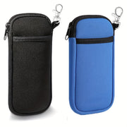 Neoprene Glasses Case with Zipper and Carabiner Lightweight Double Glasses Holder