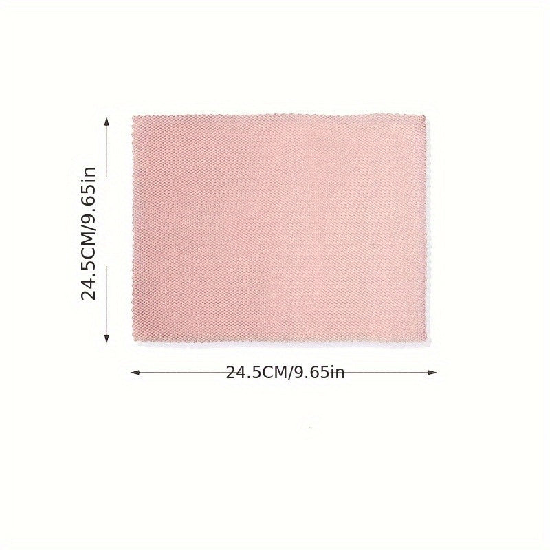 Set of 5 Glass Cleaning Cloths for Windows Mirrors Screens Streak-Free