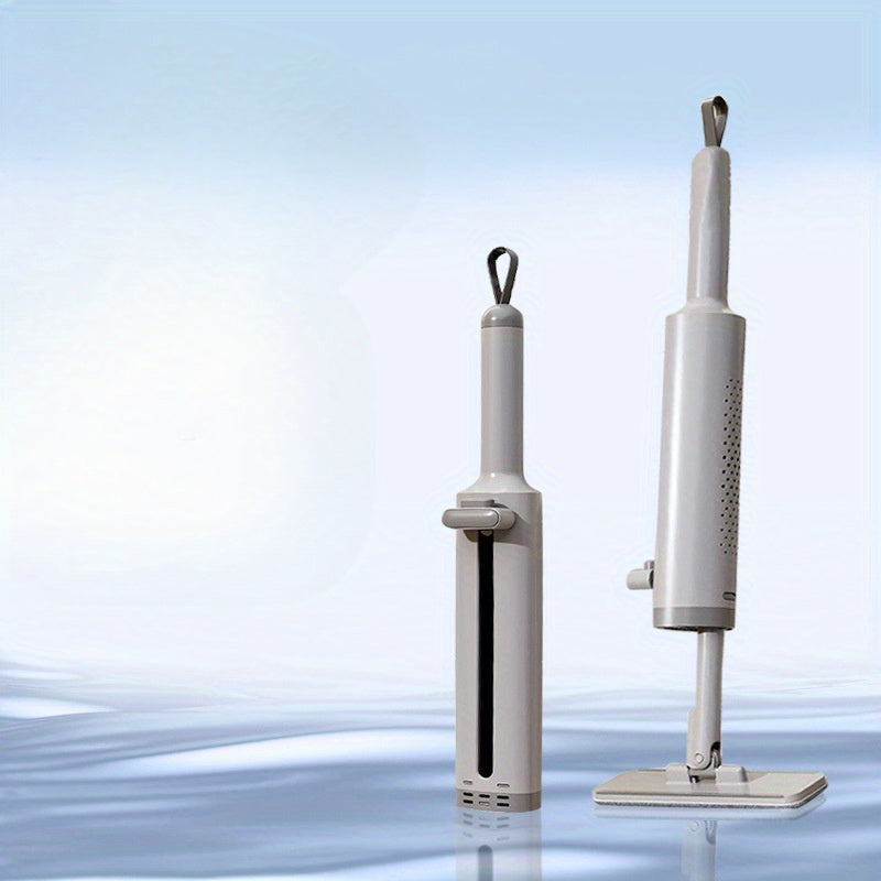 Compact Hands-Free Flat Mop for Dusting Walls and Car Interiors