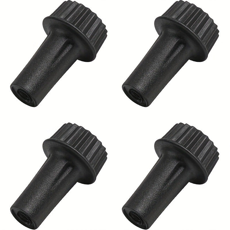 10/20 Pcs Black Light Socket Knob Replacement Parts Standard Size Easy Installation