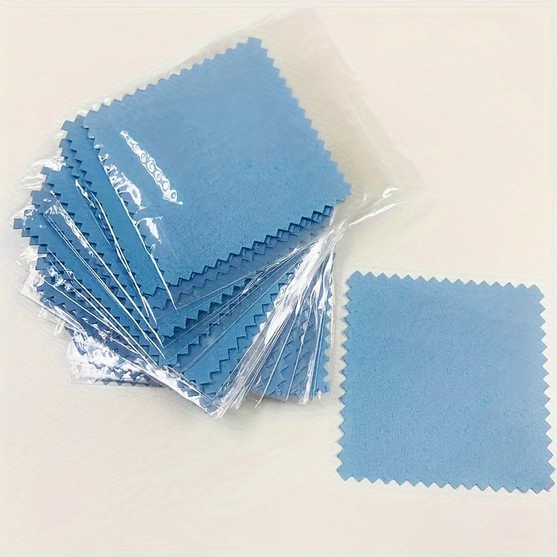Set of 30 Polyester Cleaning Cloths for Jewelry Watches and Accessories