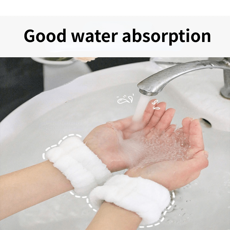 Set de mangas de belleza para mujer, lavado facial y banda para el cabello, sin caída, colores surtidos