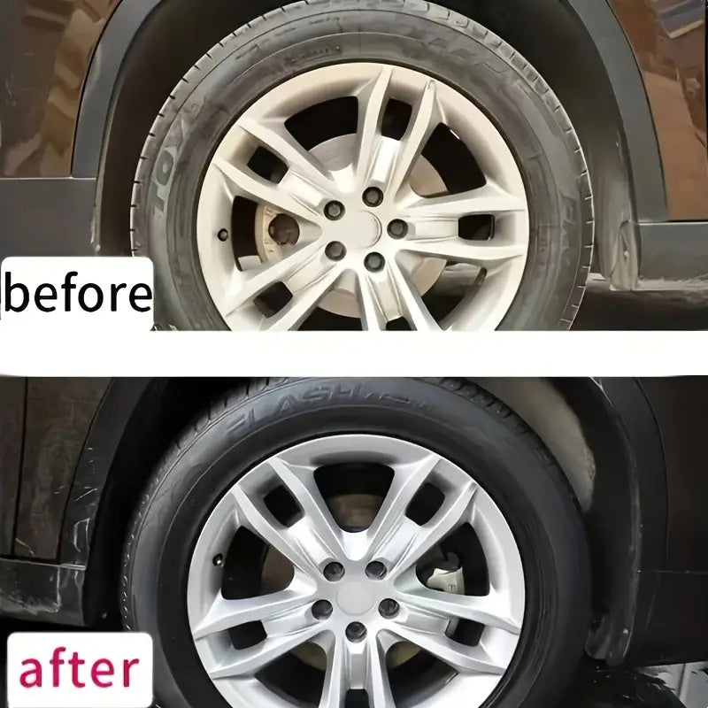 Car Interior Plastic Polish Wax Repair Restorer Black Tire Brightener