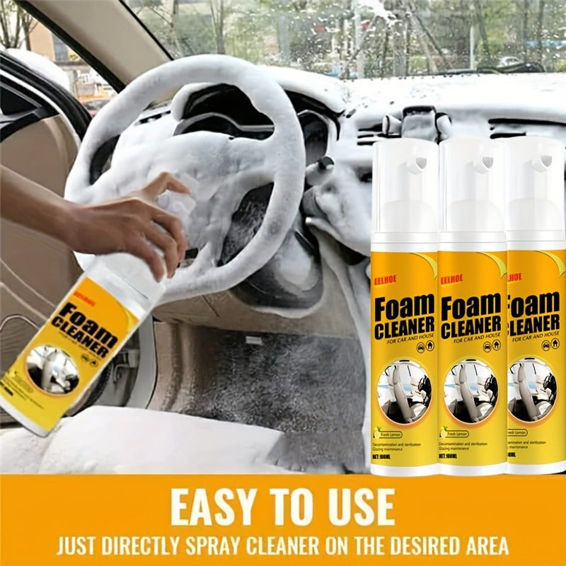 Multi-Purpose Foam Cleaner for Car Interior and Plastic Dashboards
